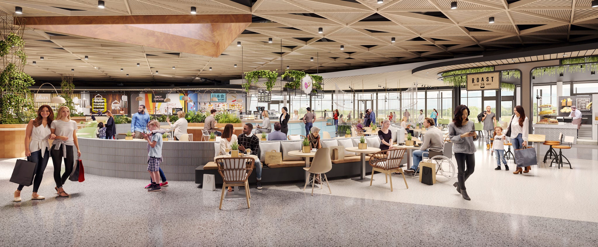No-gas-food-court